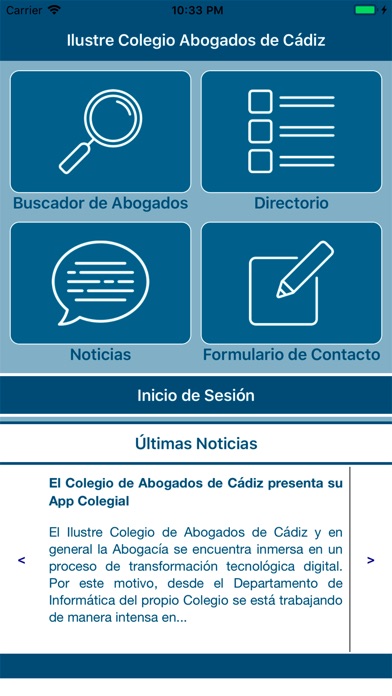 Il. Colegio de Abogados Cadiz screenshot 2