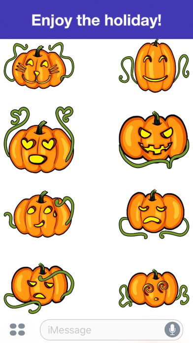 Pumpkins - Halloween stickers screenshot 4