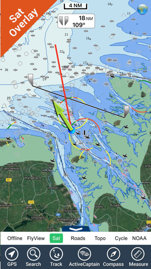Marine Hamburg West Germany HD GPS Map Navigator(圖3)-速報App