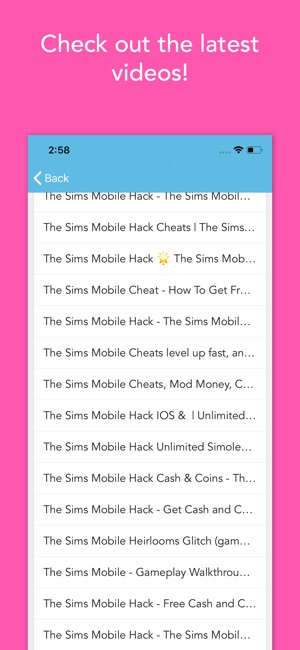 Cheat Sheet for Sims Mobile(圖3)-速報App