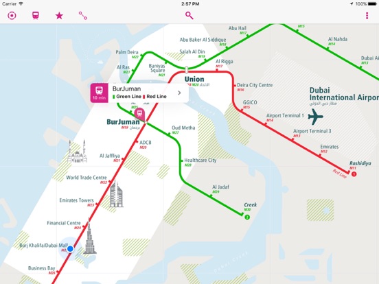 Screenshot #4 pour Dubai Rail Map Lite