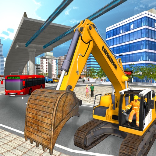 City Flyover Construction Sim icon