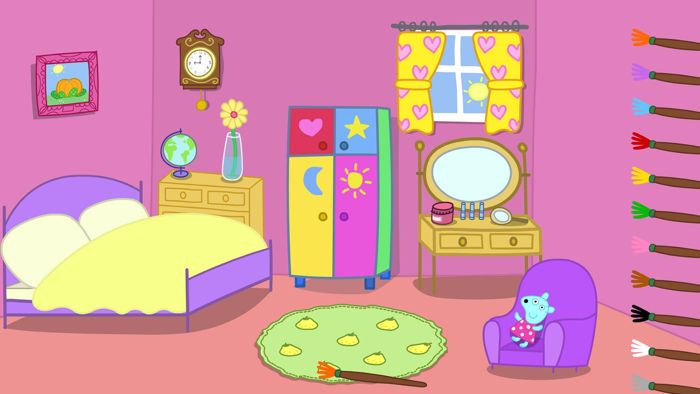 宝宝佩奇学颜色-宝宝涂色绘画