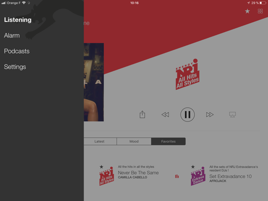 NRJ Lebanon iPad screenshot 8 - Music app