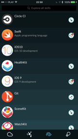 SkillCloud screenshot