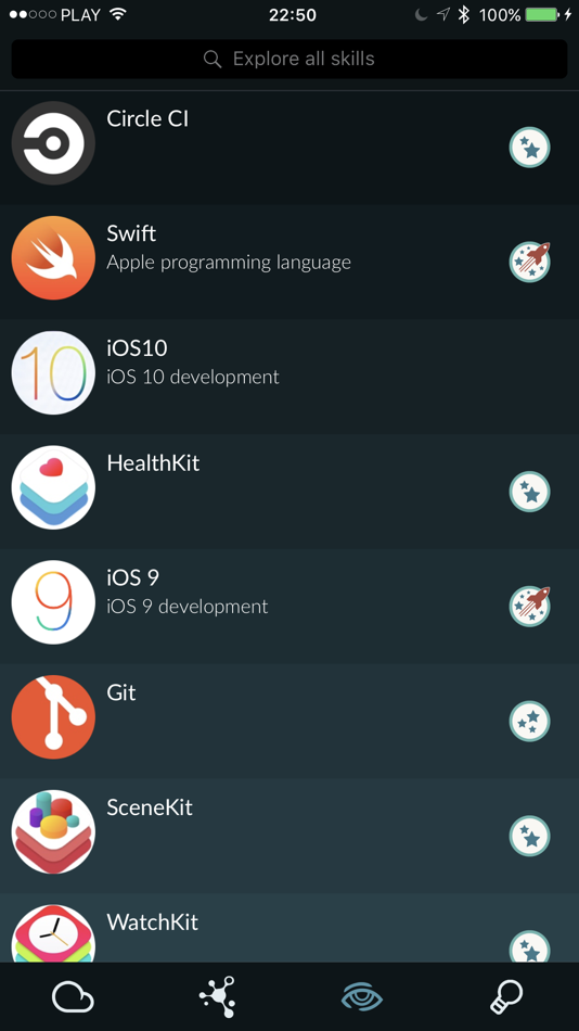 #5. SkillCloud (iOS) Podle: Andrzej Michnia GirAppe Studio