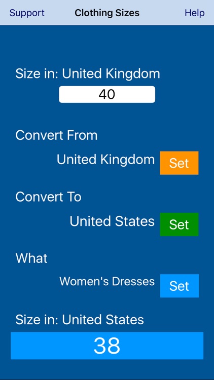 Clothing Sizes screenshot-4