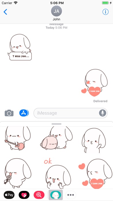 Chubby Dog Animated Stickers screenshot 3