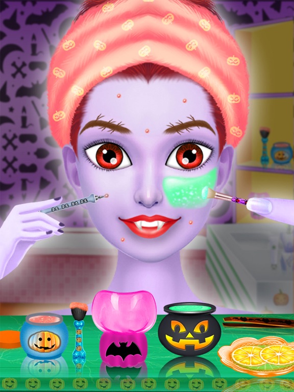 Screenshot #4 pour Halloween sorcière fille makeo