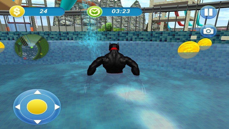 Water Slide Superhero Game