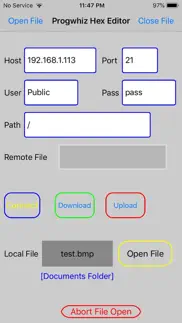 progwhiz hex editor iPhone Captures Décran 2