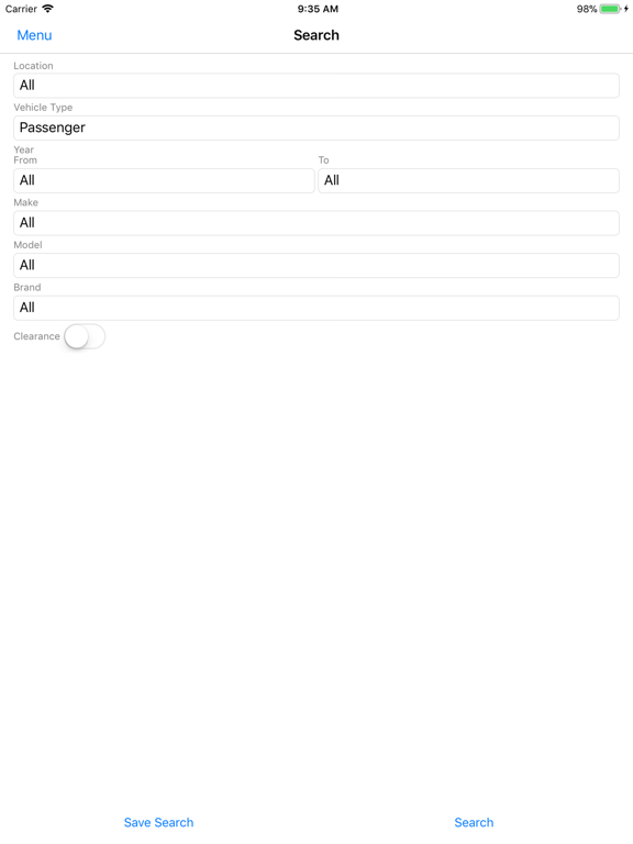 LKQ Rebuilders iPad screenshot 1 - Shopping app