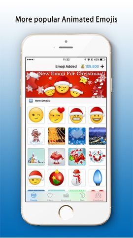 Emoji Added - Christmas Emojiのおすすめ画像3