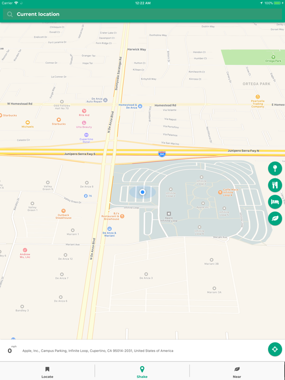 Shake Locate iPad screenshot 4 - Travel app