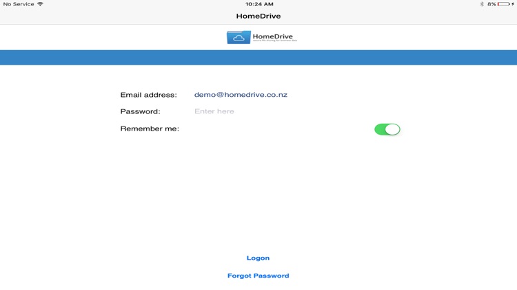 HomeDrive Mobile Access