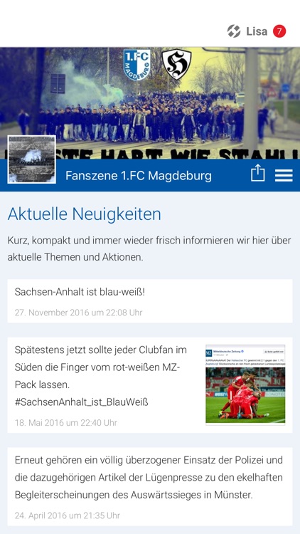 Fanszene 1.FC Magdeburg