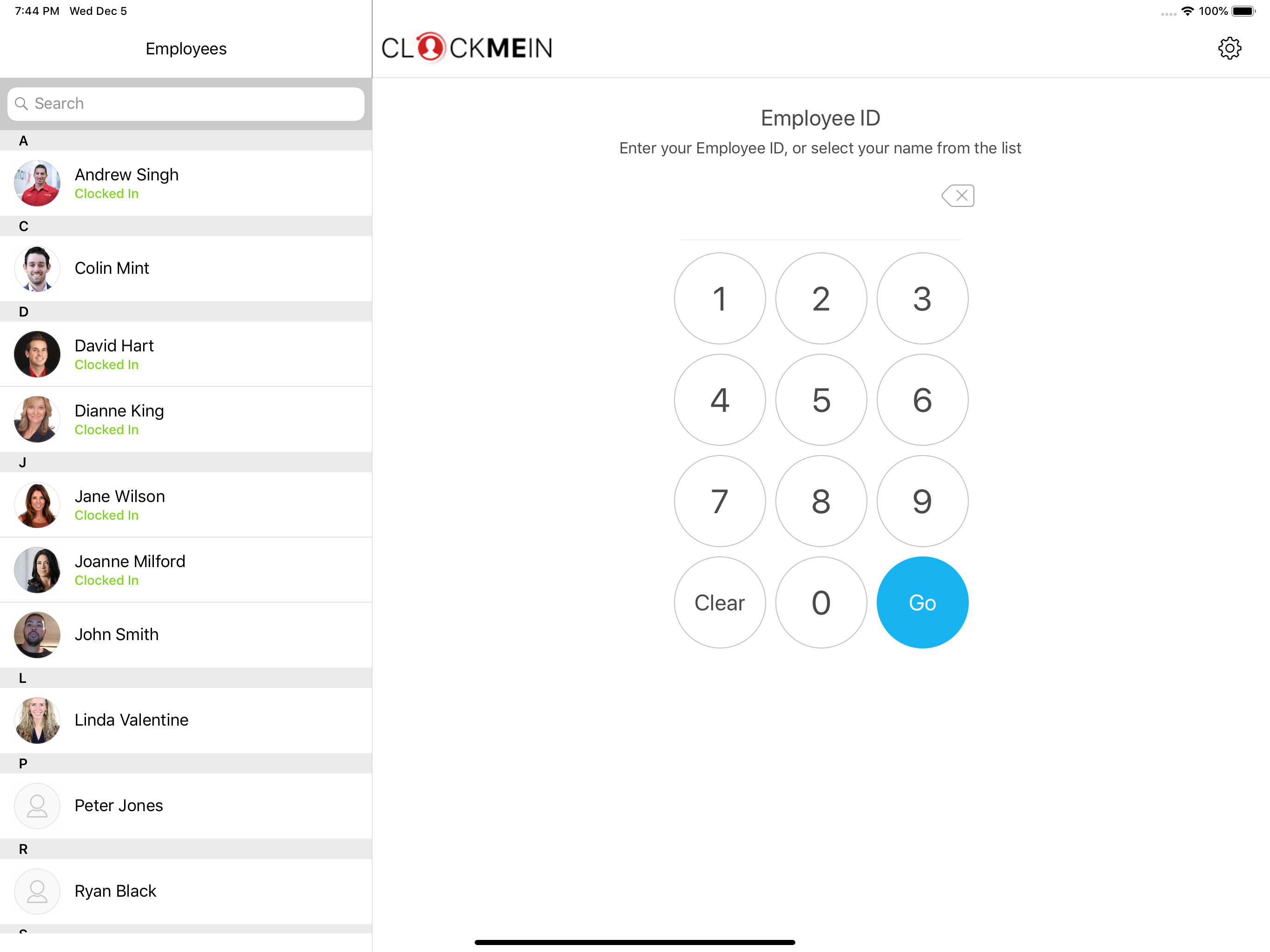 Clock Me In Time & Attendance screenshot 3
