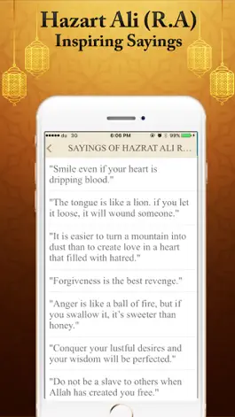 Game screenshot Hazrat Ali R.A's Biography History Quiz Quotes hack