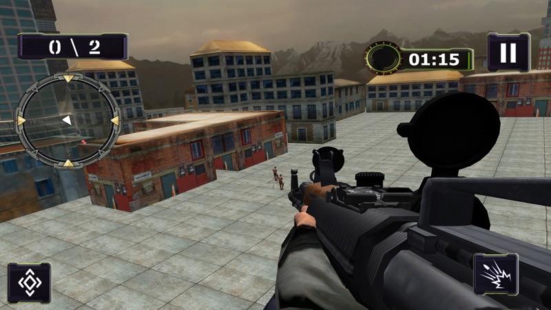 Real City Sniper Hero Survival Mission screenshot 1