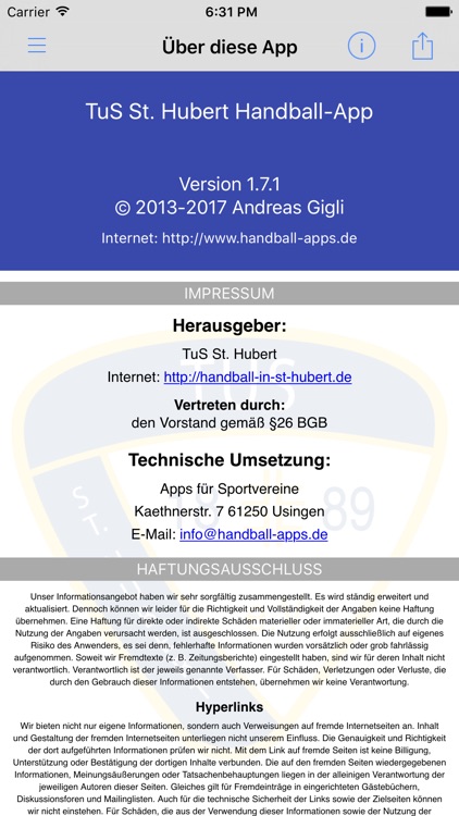 TuS St. Hubert Handball screenshot-3