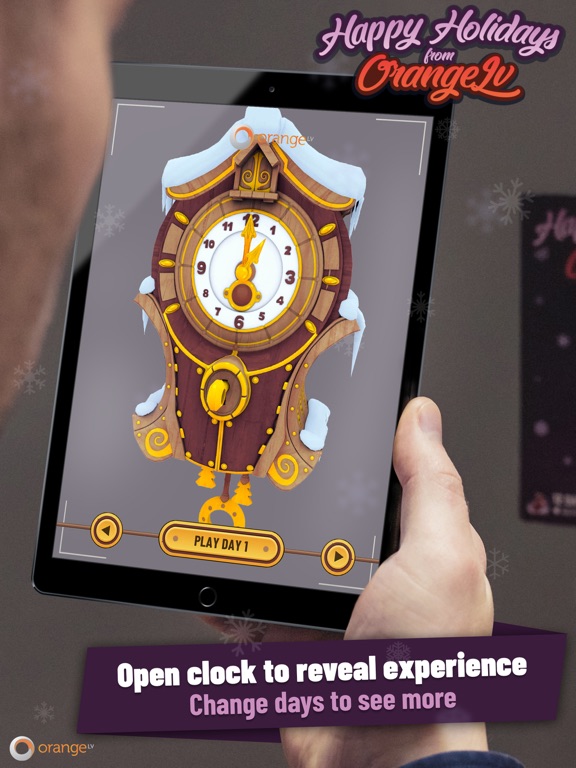 OrangeLV 12 Days of AR iPad screenshot 2 - Entertainment app