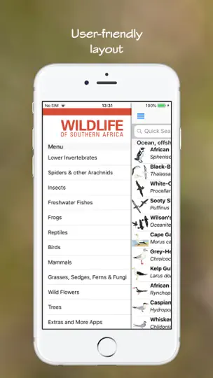 Screenshot von Wildlife Southern Africa auf dem iPhone 4