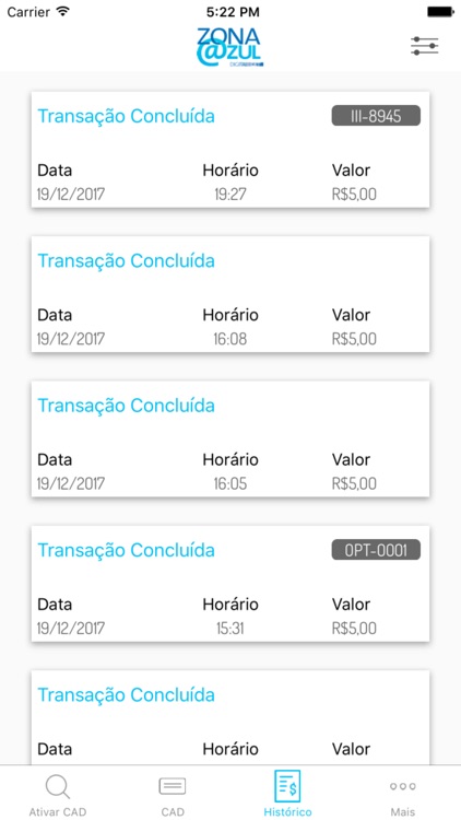 Zona Azul Oficial CET 4all screenshot-3