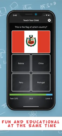 Game screenshot Teach Your Child Quiz - Flags apk