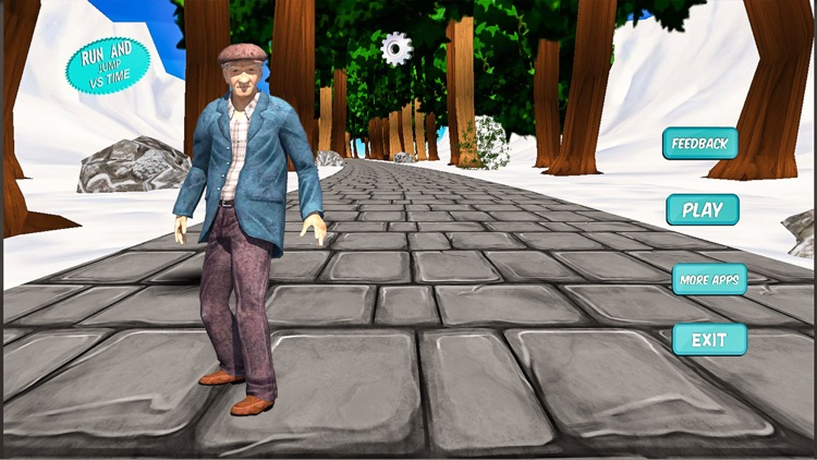 Run and jump vs time