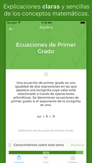 Captura de pantalla de IMatemáticas™ Pro en iPhone 2