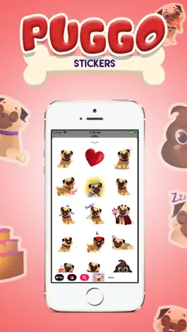 Game screenshot Dog Pugs - Animated Stickers hack