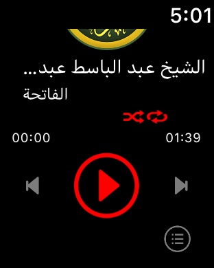 Apple Watch screenshot