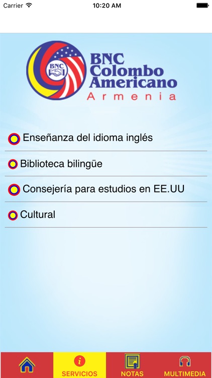BNC Colombo Americano Armenia screenshot-4