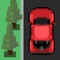 In this old-school 8 bit style game players must swipe their car out of the way to avoid the endless oncoming traffic