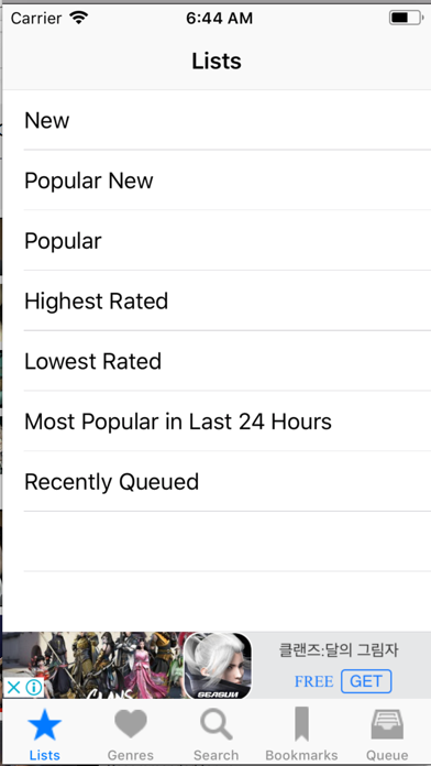 Screenshot #1 pour InstantWatcher -- for iPhone