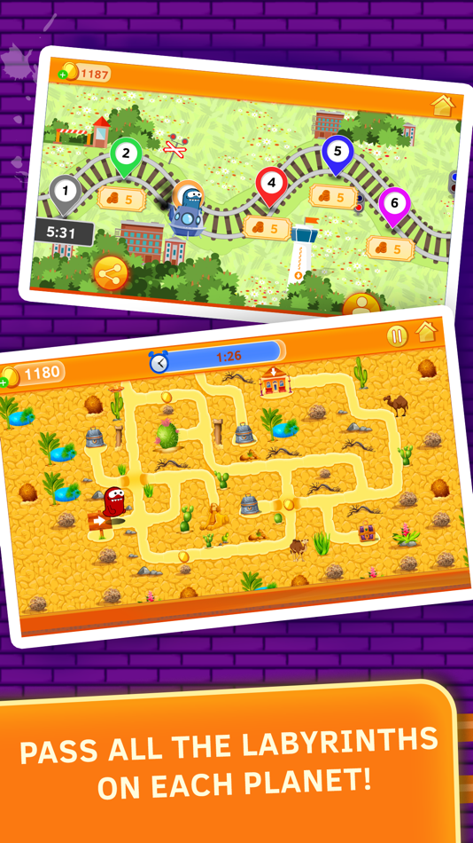 #2. Little ghost maze game (iOS) 由: Bergia Inc