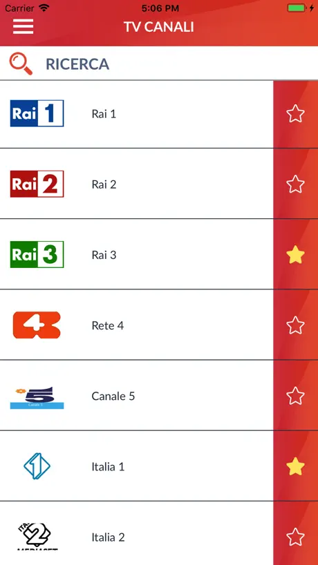 Tutti i Programmi TV Italia
