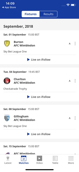 AFC Wimbledon Official App(圖2)-速報App