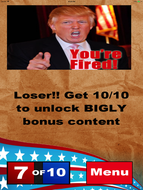 Trump or Monkey iPad screenshot 5 - Games app