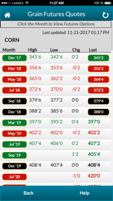Valero: Grain Marketing Portal screenshot