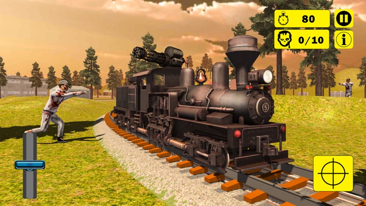 Zombie Survival Train Attack screenshot-3