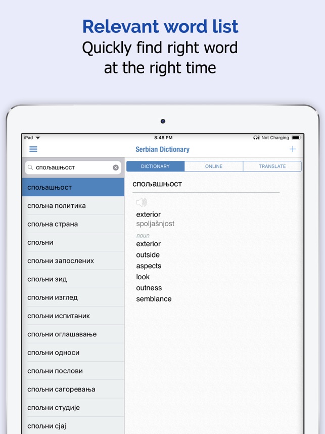 serbian dictionary on the app store serbian dictionary on the app store
