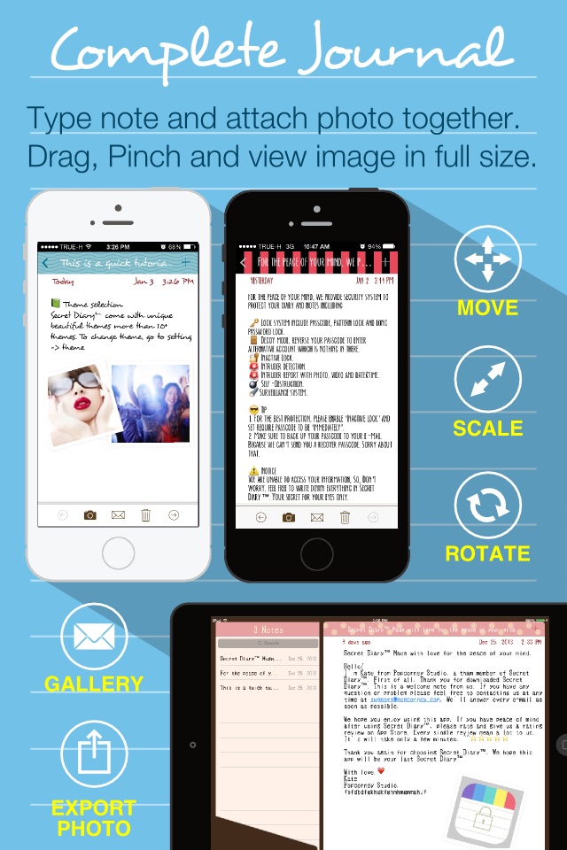 Secret Diary FREE Private Lock screenshot 2