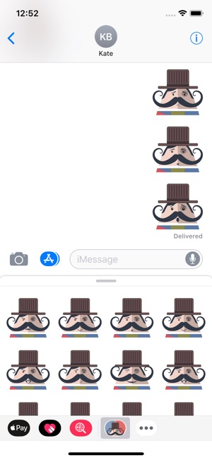 Mr. Mustachio Emoticons!(圖5)-速報App