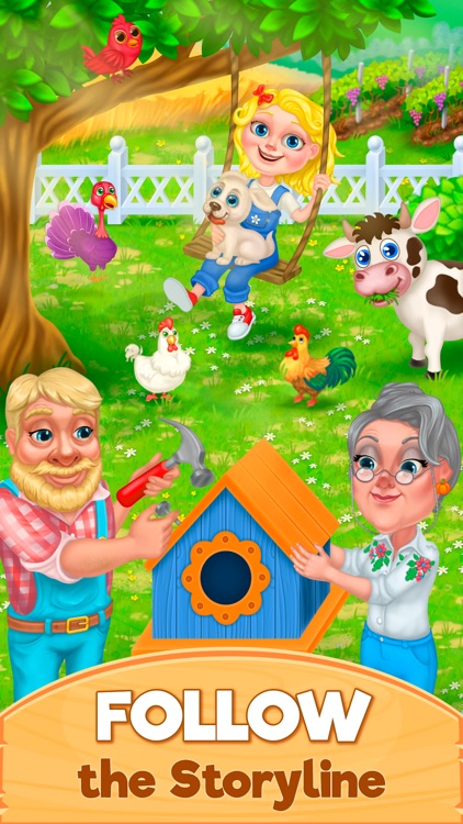 Granny’s Farm: Match-3 Game