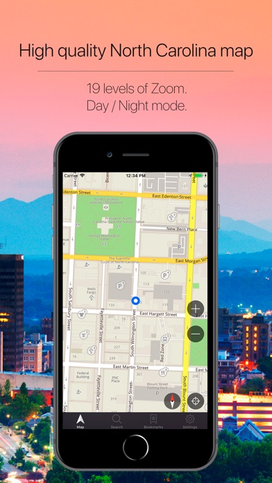 North Carolina, USA Navigation screenshot 2