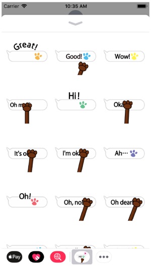 Animal hand 2 Stickers(圖2)-速報App