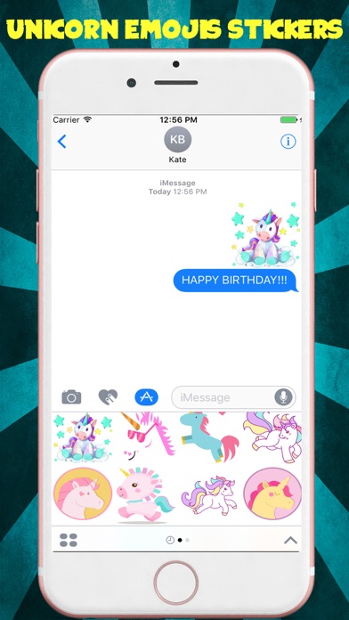Unicorn Emojis Stickers screenshot 2
