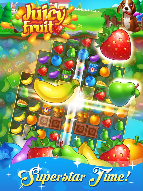 Screenshot #5 pour Juicy Fruit-Match 3 jam heroes