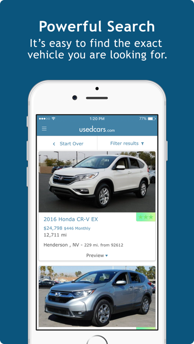 UsedCars.com: Buy Used Cars Screenshot
